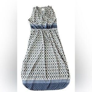 Misa  Los Angeles Blue Paisley Dress